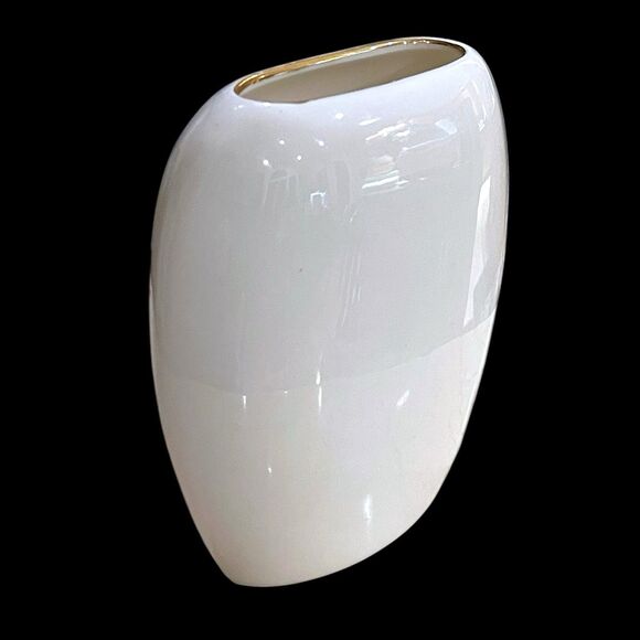 Vtg 1960s JAY Fine China Exotic Birds & Cherry Blossom Oval Porcelain Vase–Japan - Picture 11 of 15